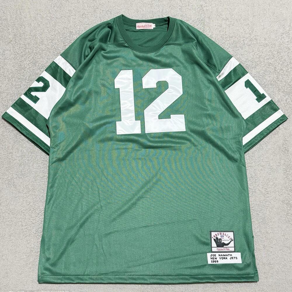 Vintage Mitchell & Ness Joe Namath #12 NY Jets Throwback Jersey 52 Men’s